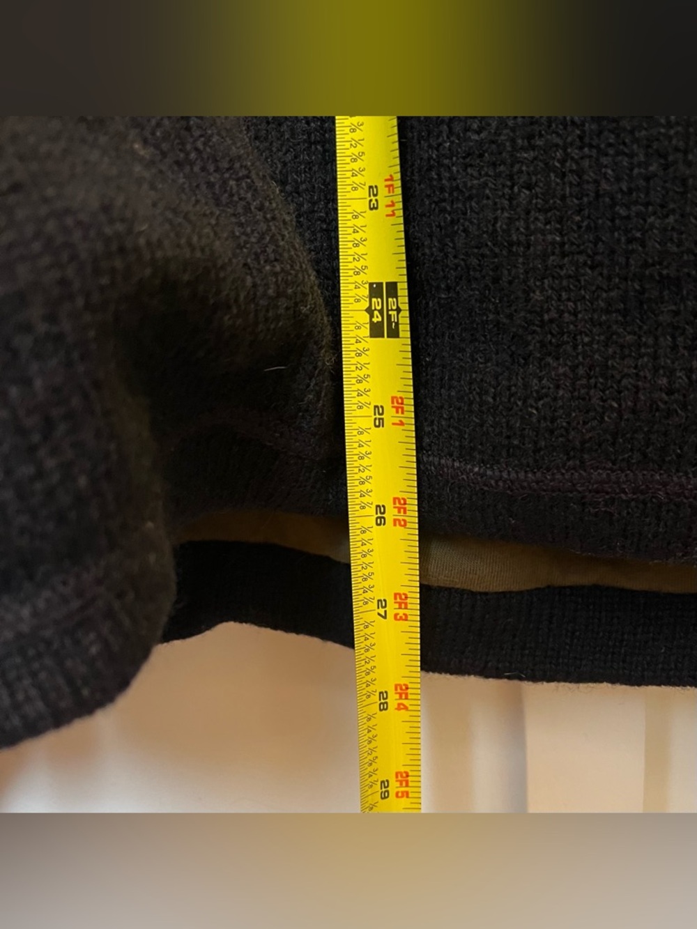 Vintage 90s Abercrombie Fitch Wool Sweater Men's XL Heavy 1/4 Zip Blue HONG KONG - Picture 10 of 11